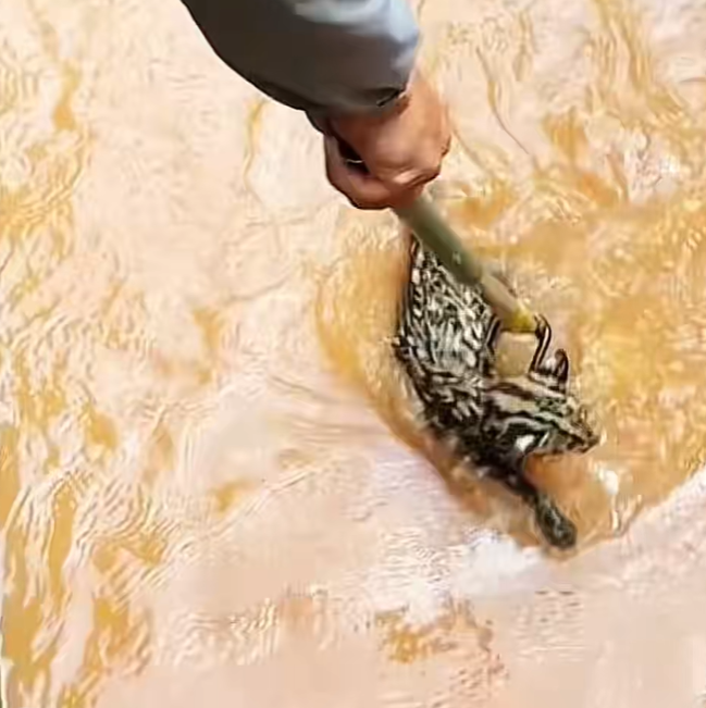 T1602020,Rescuing a drowning bobcat changed more than one life 😢 #wildliferescue #animalstory