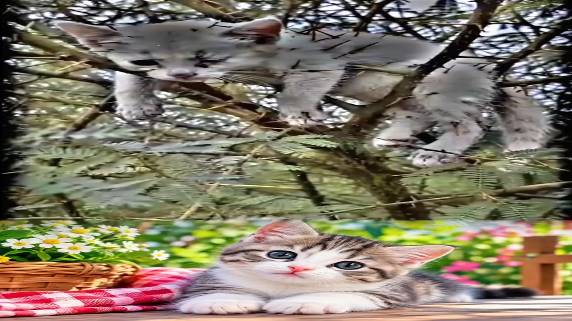 Full rescue here: T2109004_Someone hurt cat left it on of a tree. poor cat is in a