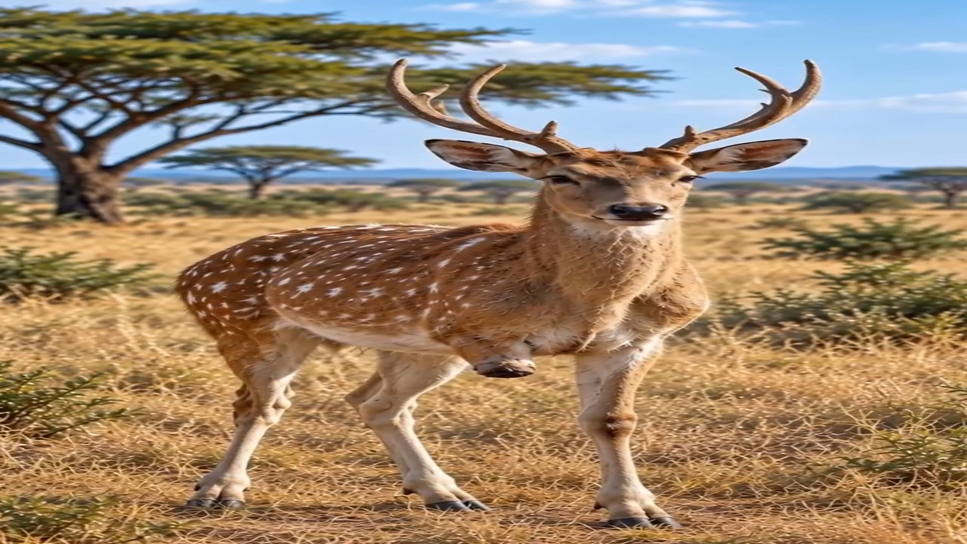 Full rescue here: T2310025_Poor Deer Was Found A Missing Leg What Wildlife Range
